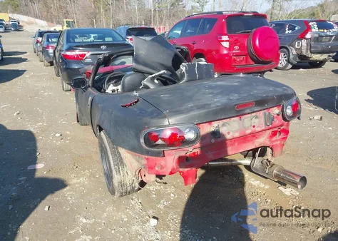 1990 Mazda Mx-5 Miata из США, поврежденный, VIN JM1NA351XL0156590